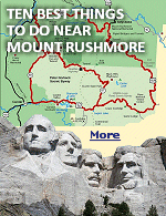 You can easily see Mount Rushmore in just a few hours, there’s not much to do at the memorial except hike a boardwalk trail and admire the sculpture from below. After you finish at Mt Rushmore you can spend the rest of your time exploring several fantastic nearby attractions.